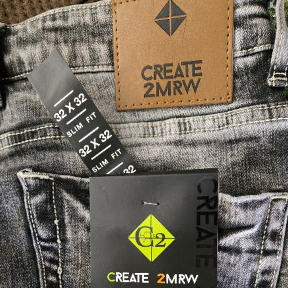 CREATE 2MRW DENIM PANTS WITH PAINT SPLATTER - Picture 6 of 8